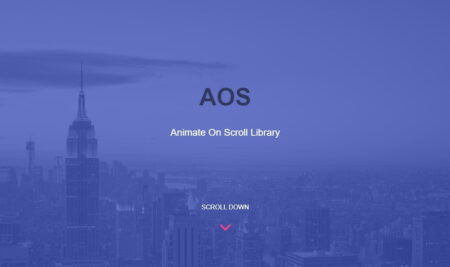 Javascript/CSS scrolling animation Plugins/Libraries