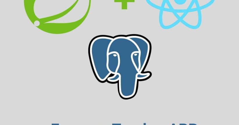 Expense Tracker APP with Spring Boot PostgreSQL and React JS